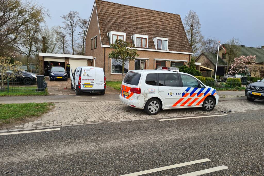 Veel schade bij ongeval tussen vier voertuigen