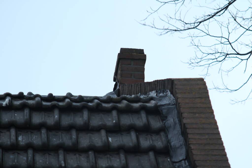 Gevel waait los door storm