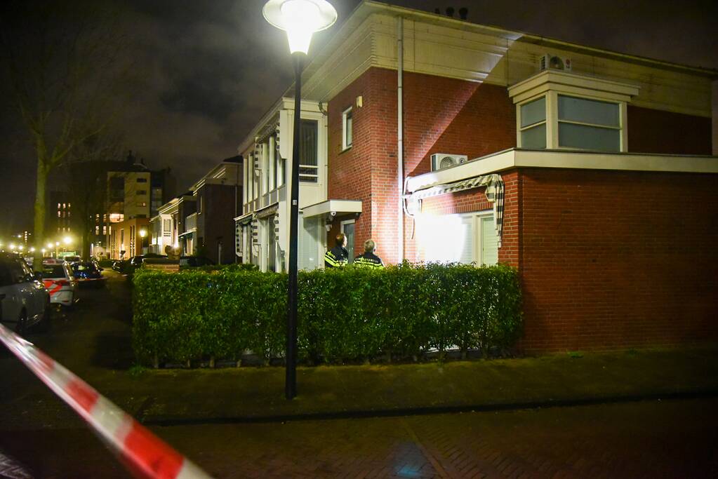 Schot gelost op woning