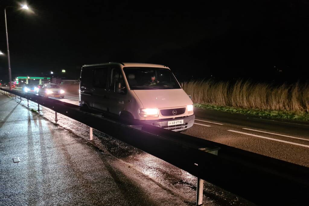 Bestelbus in beslag genomen door politie