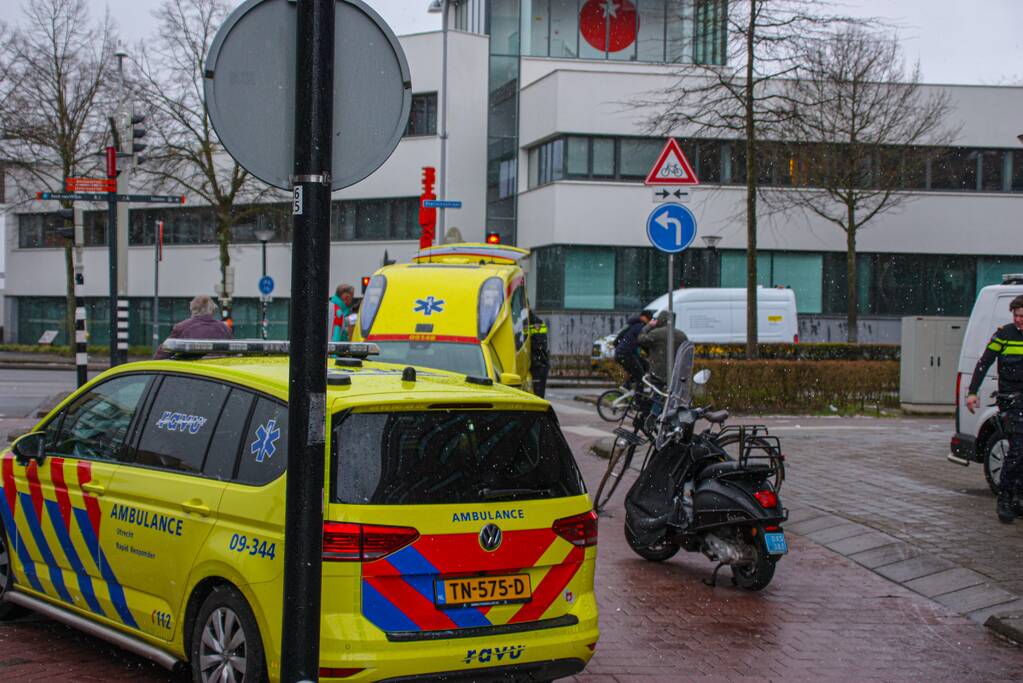 Persoon gewond bij verkeersongeval