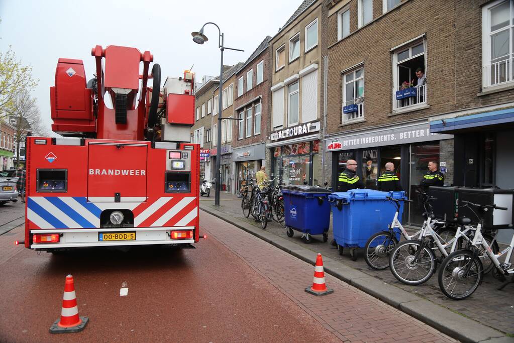 Brand in afzuiginstallatie