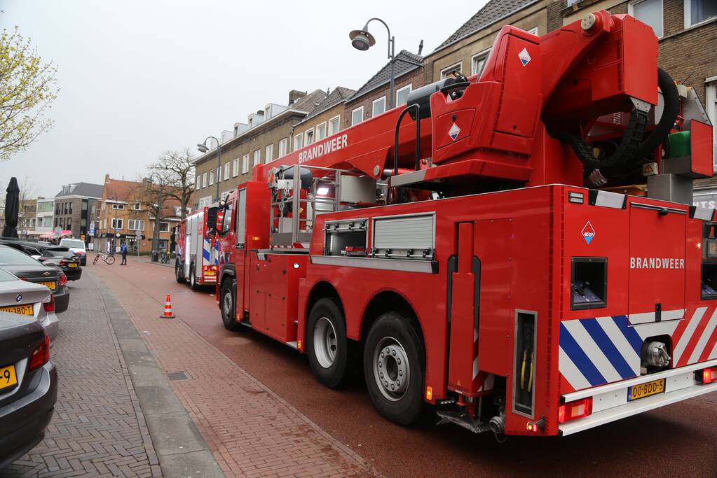 Brand in afzuiginstallatie