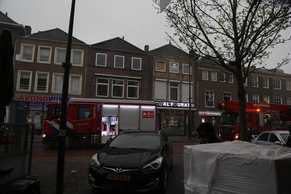 Brand in afzuiginstallatie