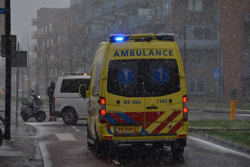 Voetganger aangereden door auto