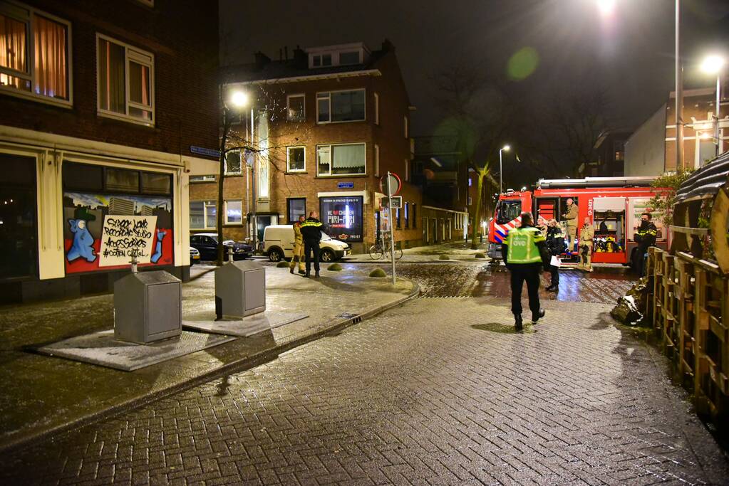 Brand bij poolse winkel