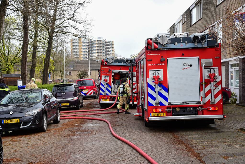Slaapkamer compleet verwoest door uitslaande brand