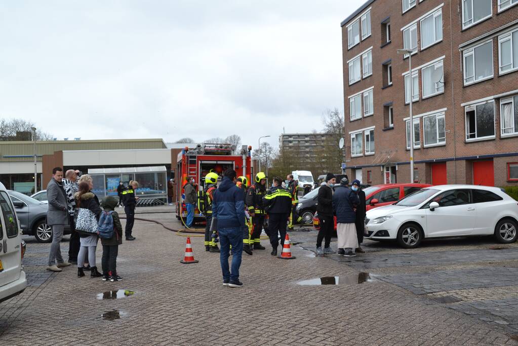 Flat ontruimd door brand
