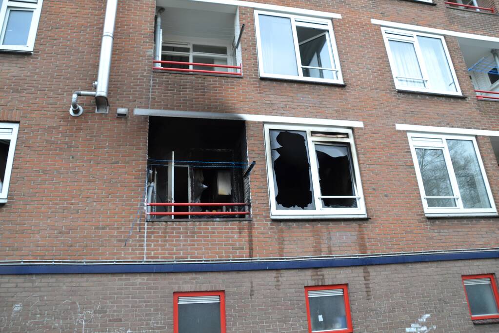 Flat ontruimd door brand