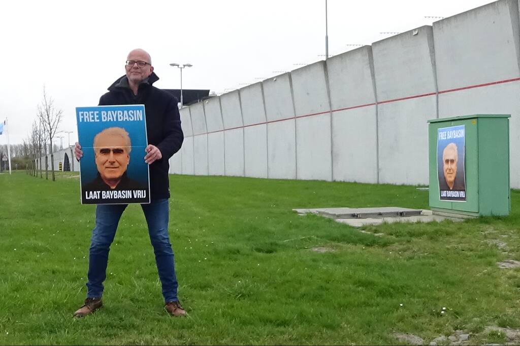 Demonstratie voor vrijlating Koerd Baybasin