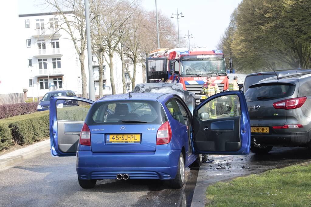 Flinke schade na autobrand