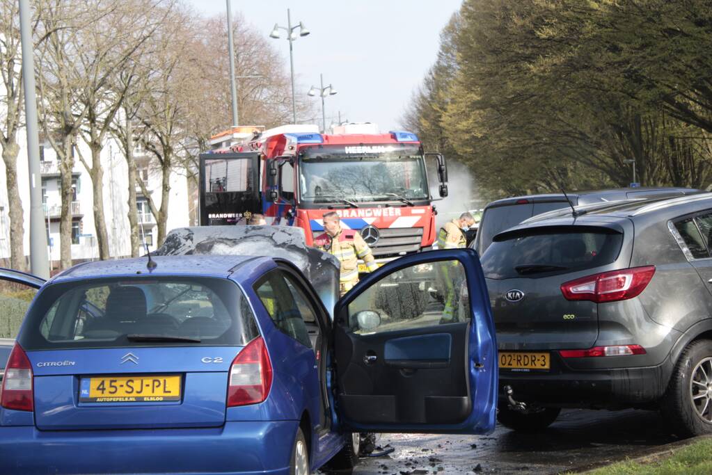 Flinke schade na autobrand