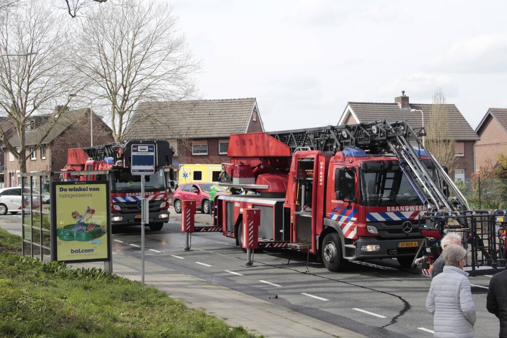 Brand op zolder van woning