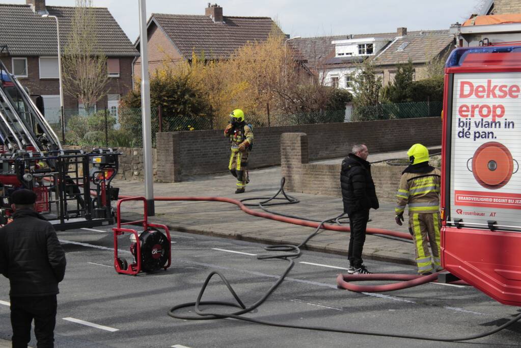 Brand op zolder van woning