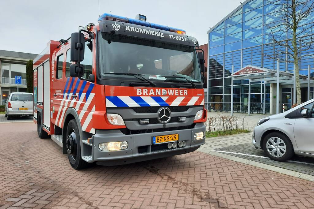 Brandweer inzet door verbrand eten