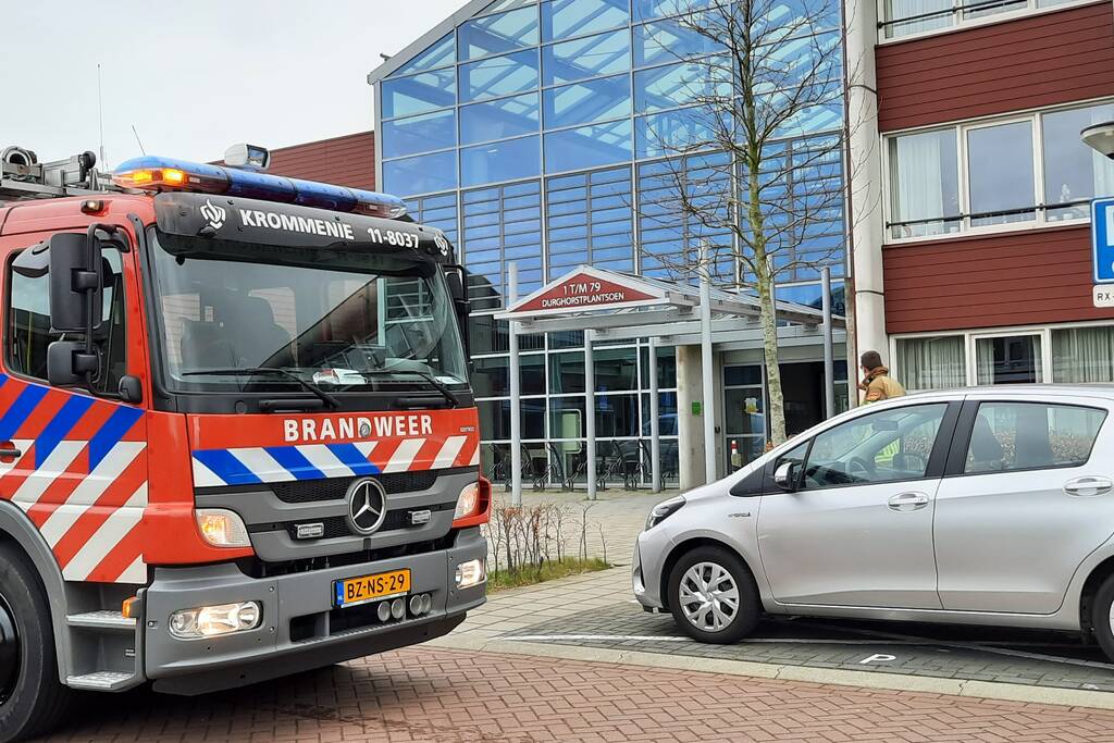Brandweer inzet door verbrand eten