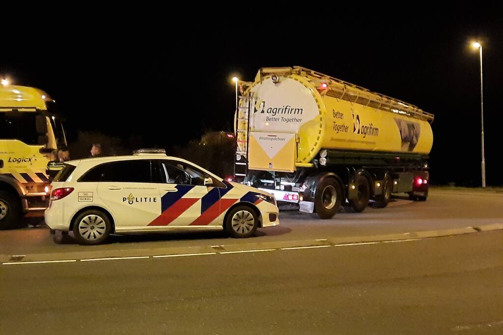 Een persoon aangehouden na ongeval