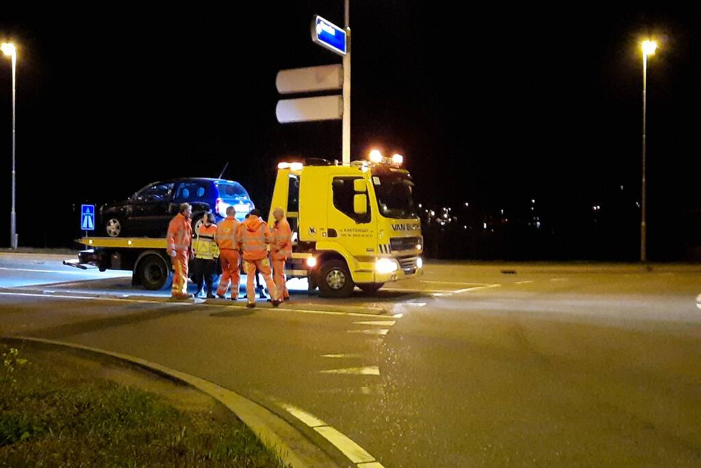 Een persoon aangehouden na ongeval