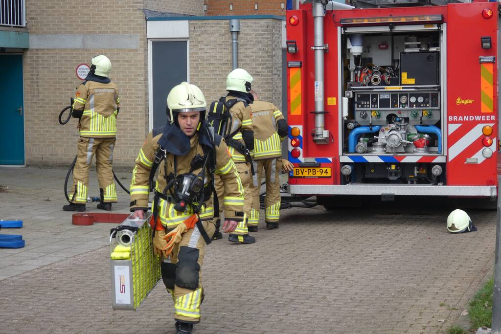 Veel schade na keukenbrand in flatwoning