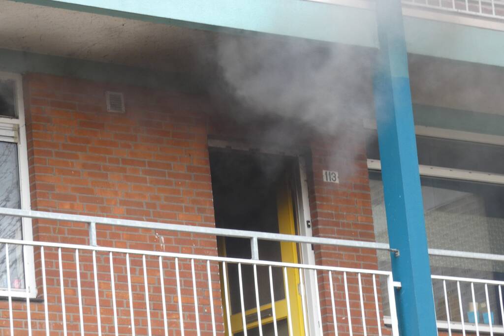 Veel schade na keukenbrand in flatwoning