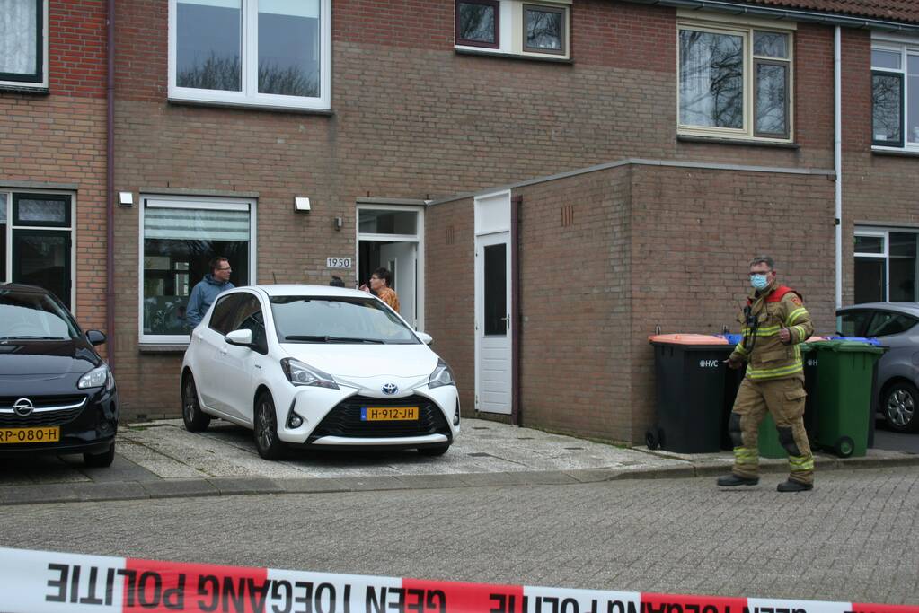 Veel rook bij brand in woning