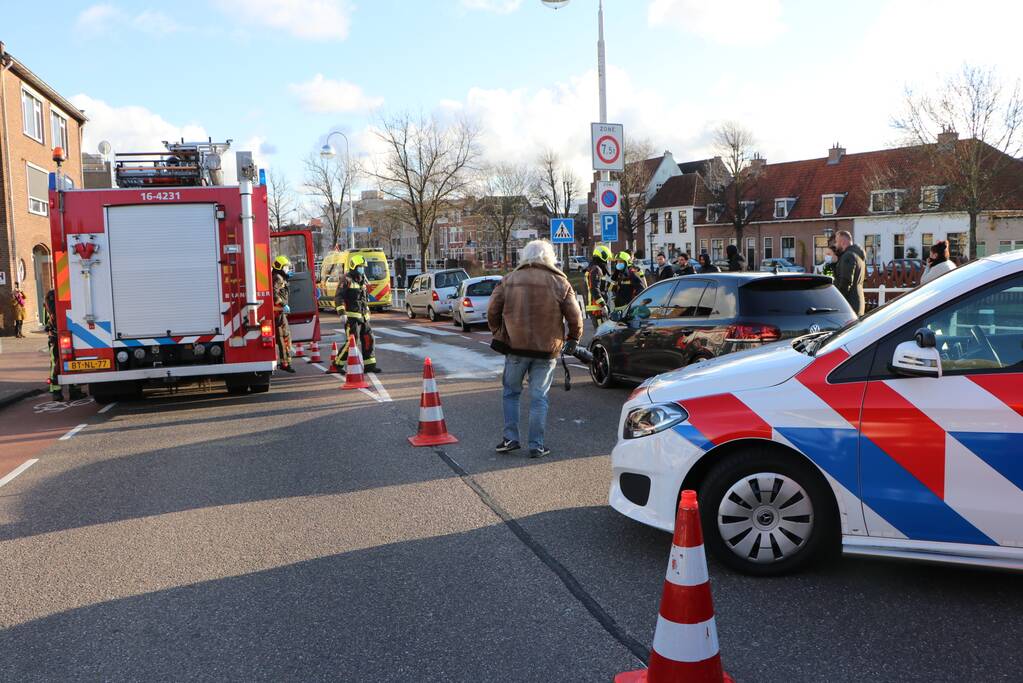 Verkeersongeval tussen meerdere voertuigen