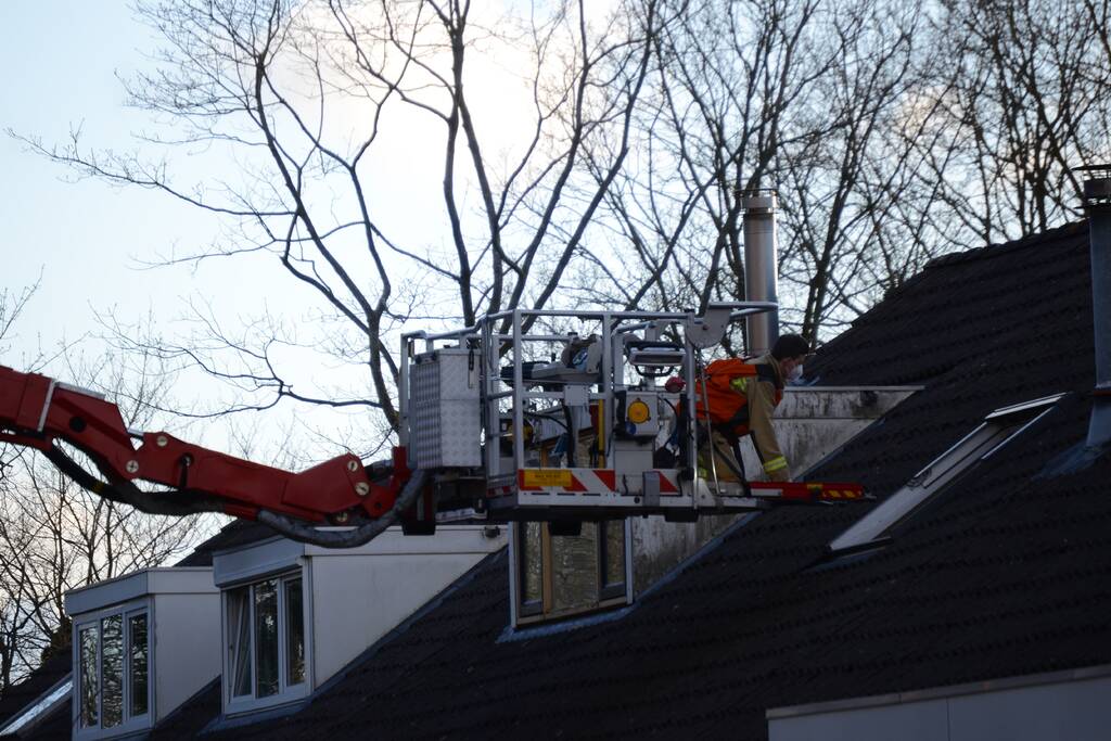 Traumahelikopter voor incident in woning