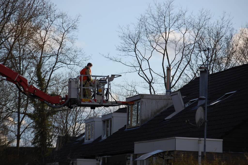 Traumahelikopter voor incident in woning