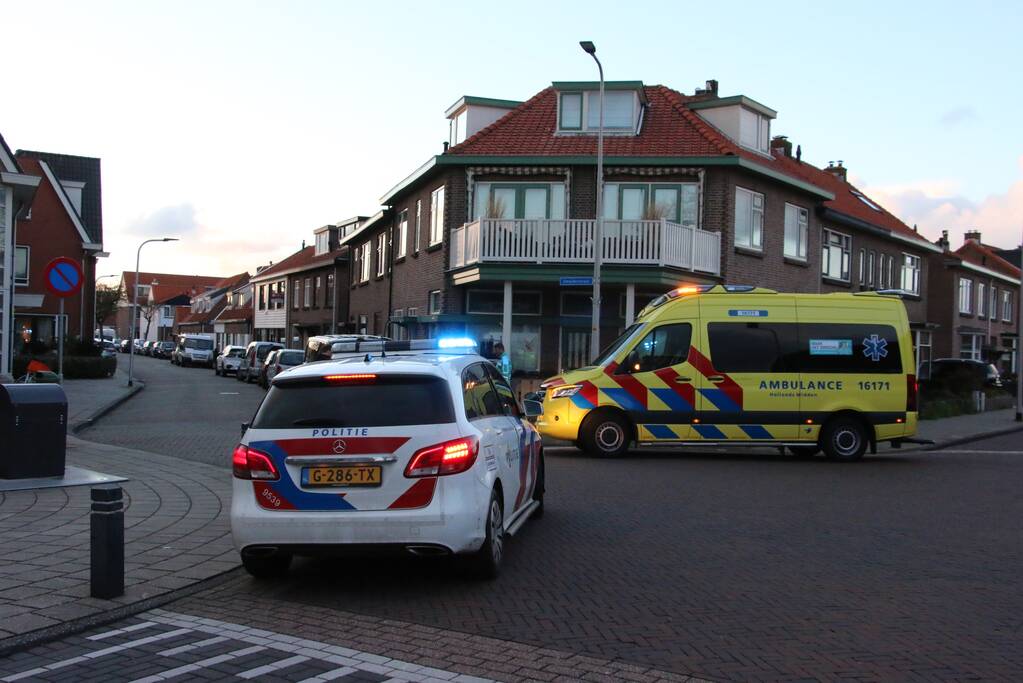 Maaltijdberzorger onderuit met scooter