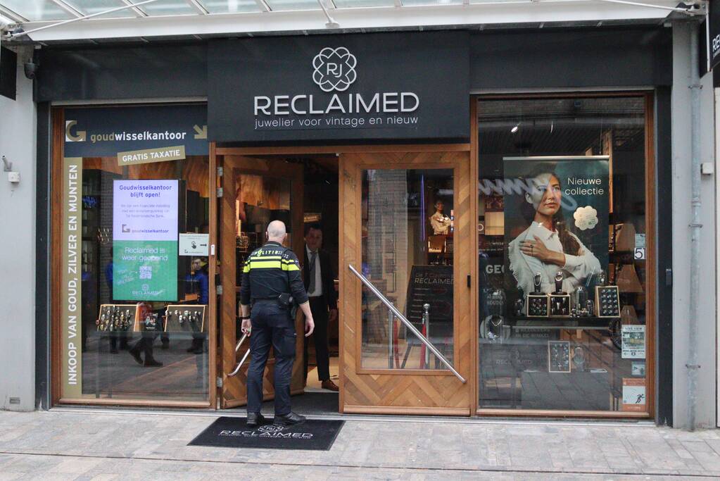 Overval op juwelier Reclaimed in Winkelcentrum Citymall