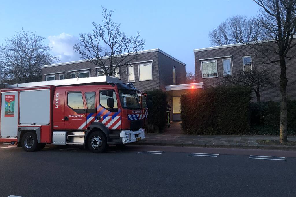Nacontrole verricht bij kleine brand