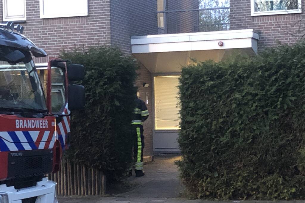 Nacontrole verricht bij kleine brand