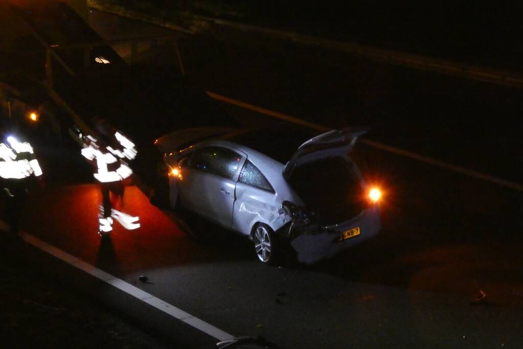 Een gewonde bij eenzijdig ongeval