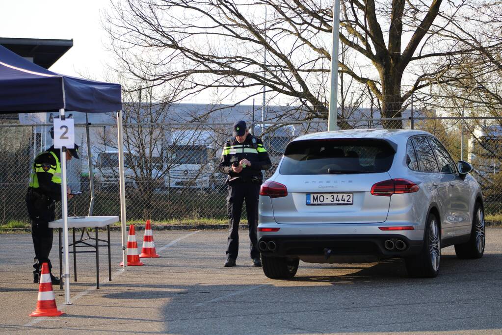 Grote verkeerscontrole door politie