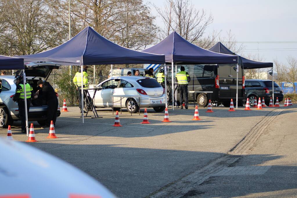 Grote verkeerscontrole door politie