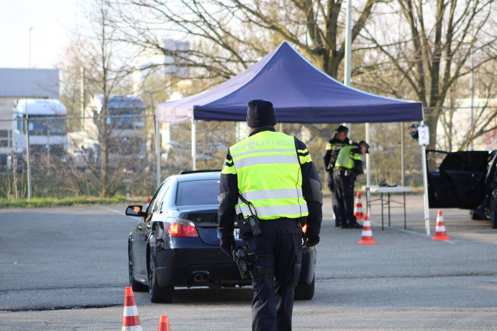 Grote verkeerscontrole door politie