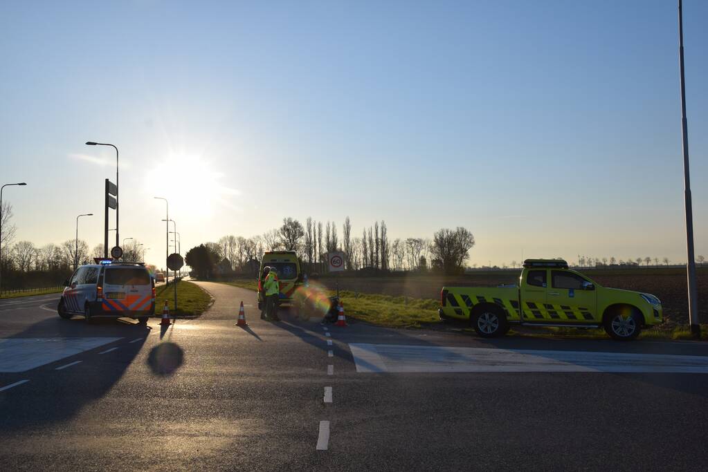 Scooterrijder gewond bij eenzijdig ongeval