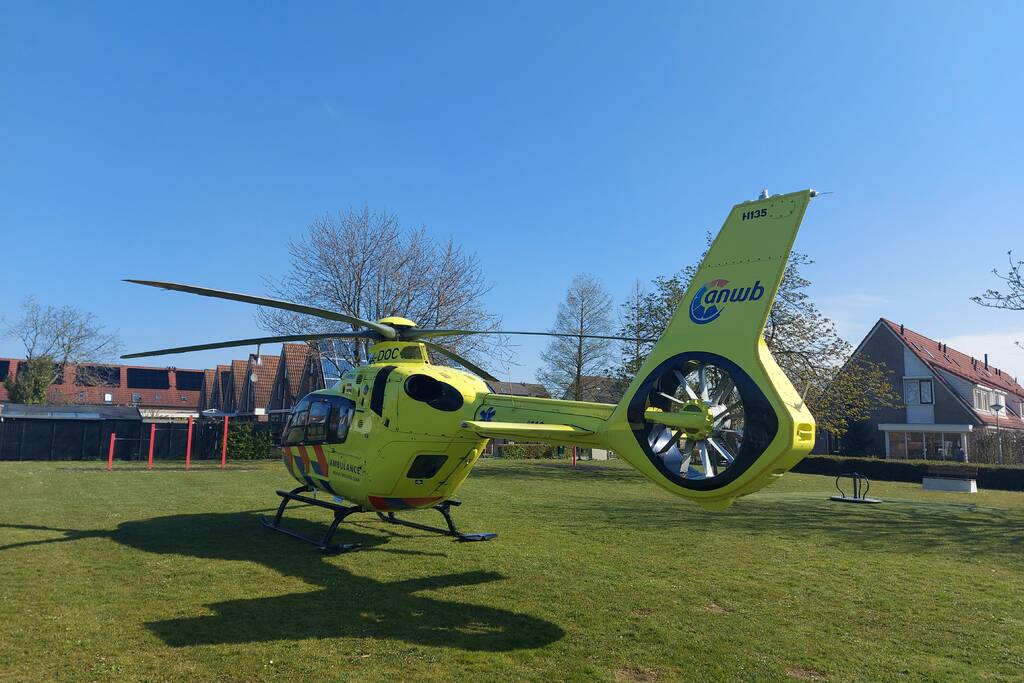 Traumahelikopter ingezet voor incident in woning