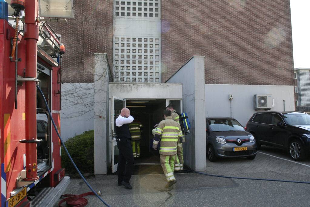 Brand in spouwmuur Ziekenhuis Rivierenland