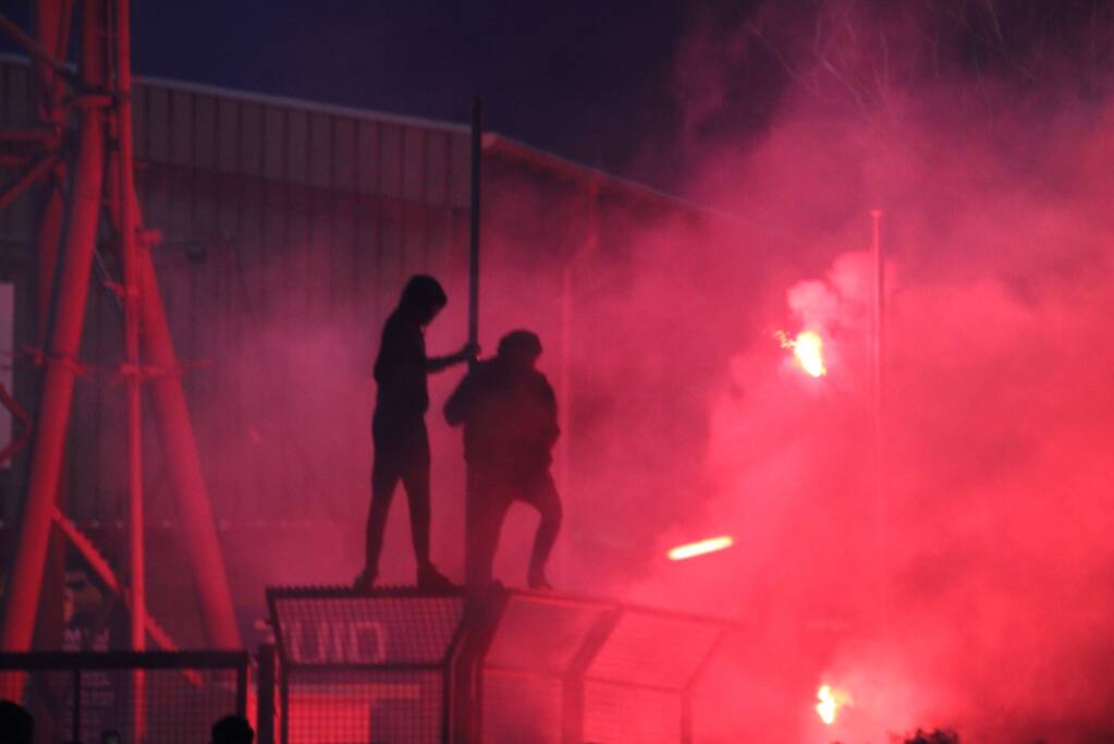 Honderden fans op straat na promotie SC Cambuur