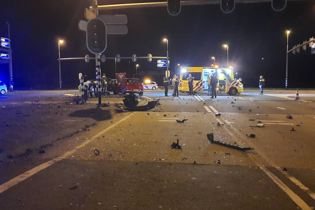 Meerdere voertuigen betrokken bij ongeval