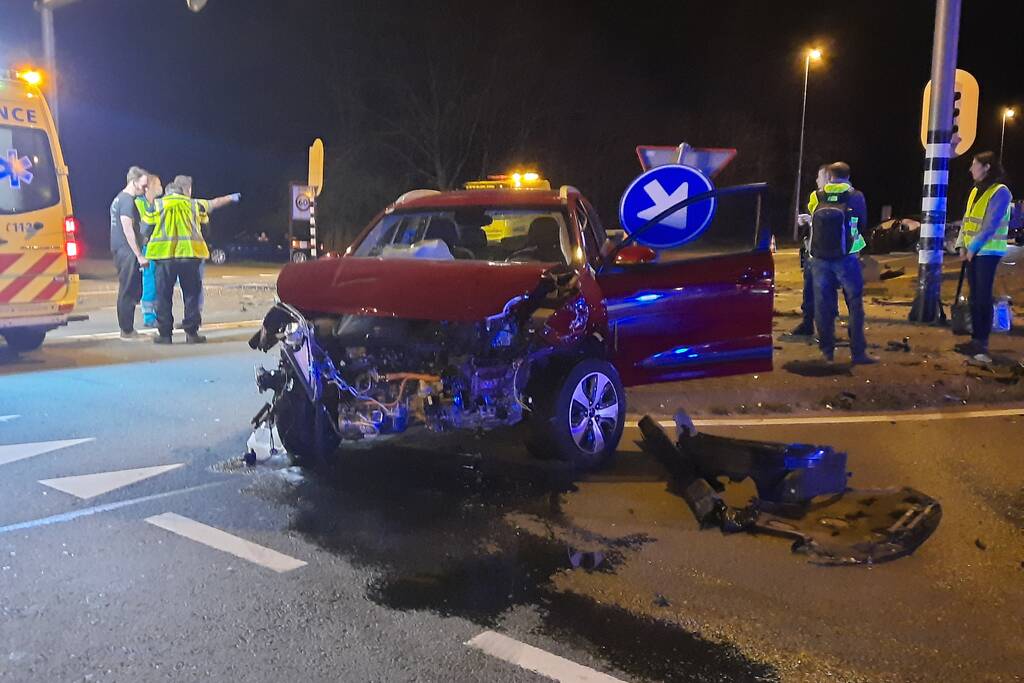 Meerdere voertuigen betrokken bij ongeval