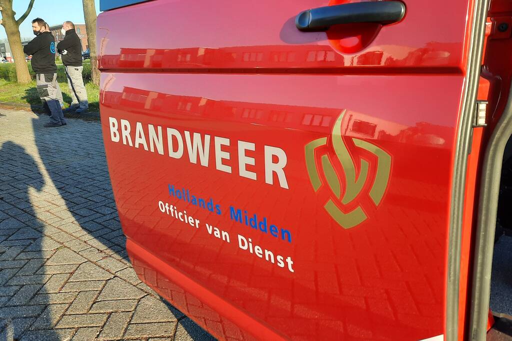 Brand in afzuigunit bedrijfspand