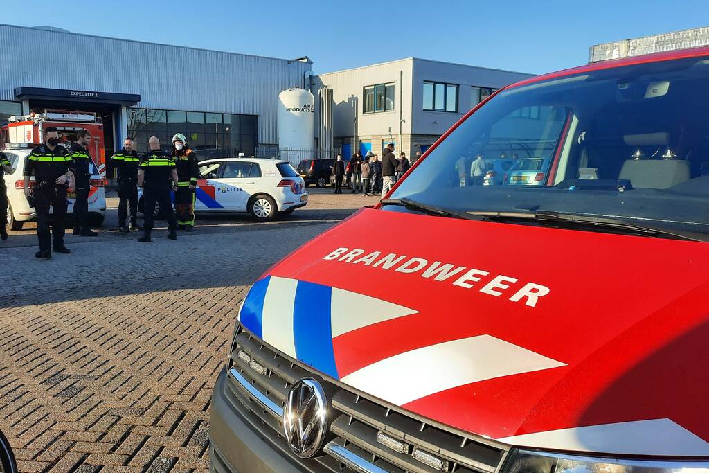 Brand in afzuigunit bedrijfspand