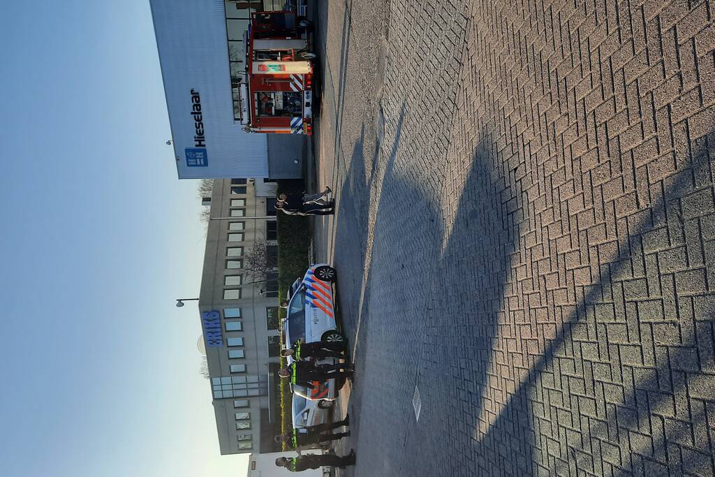 Brand in afzuigunit bedrijfspand