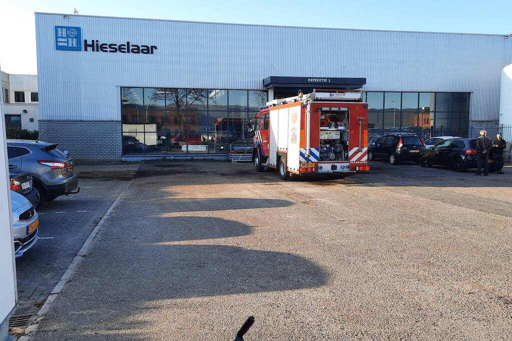 Brand in afzuigunit bedrijfspand