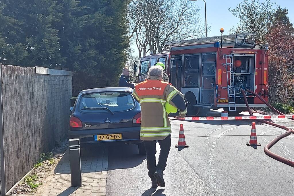 Groot gaslek veroorzaakt penetrante lucht