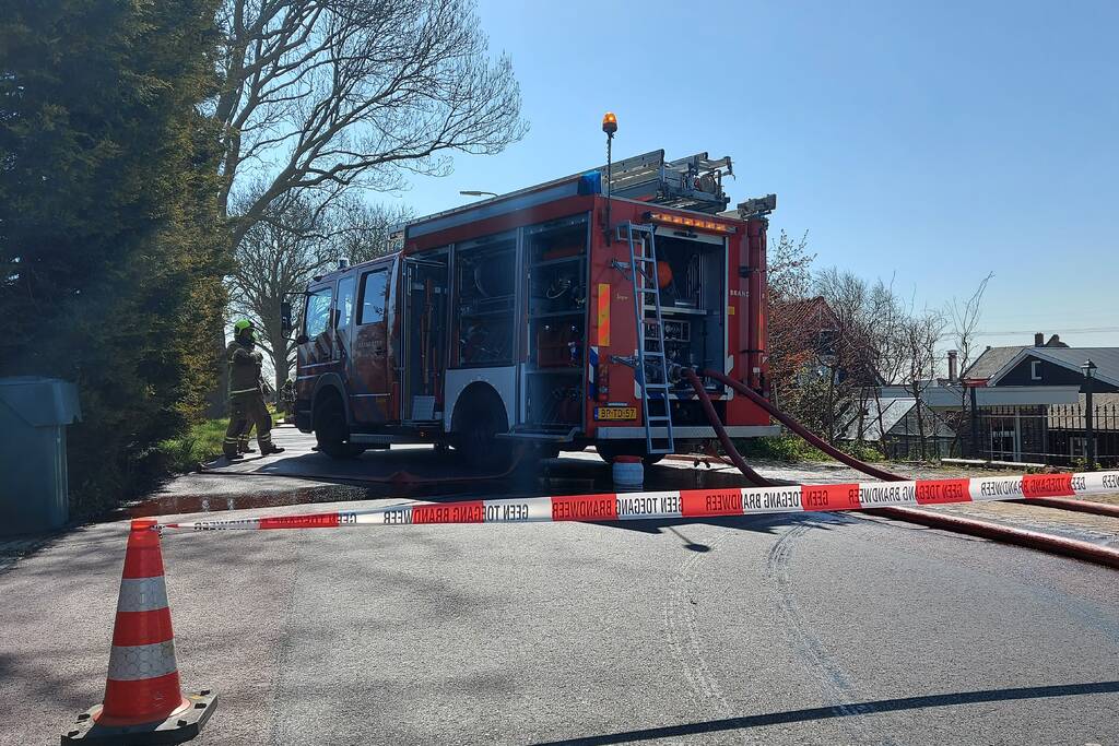 Groot gaslek veroorzaakt penetrante lucht