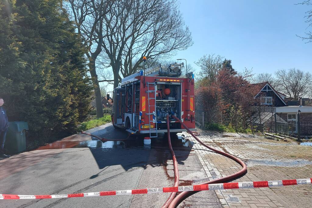 Groot gaslek veroorzaakt penetrante lucht