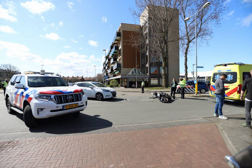 Gewonde bij aanrijding met scooter